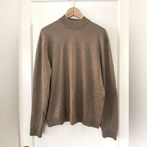 Robert Barakett Brown Turtleneck Sweater
